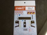 STUDIO27【DC-1169】1/24 962C"BLAUPUNKT" #1 Supercup 1986 Decal（H社対応）