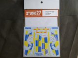 STUDIO27【DC-1192】1/24 Lamborghini Gallardo UK Police DECAL（F社対応）