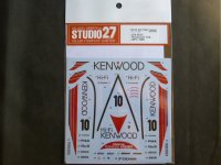 STUDIO27【DC-1199】1/24 962C"KENWOOD" #9 JSPC 1988 Decal（H社対応）