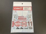 STUDIO27【DC-1260】1/12 Stratos Monte Carlo #1 / Sanremo #4 1978 Decal(For I社対応)