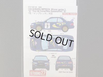 画像2: STUDIO27【DC-140】1/24 IMPREZA "(((" Tour de Corse/NZ/RAC 1997 Decal【絶版】