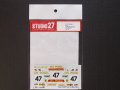 STUDIO27【DC-296】1/24 512BB "C.H.POZZI"#47 LM 1981 decal