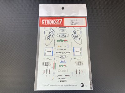 画像1: STUDIO27【ST27-DC323】1/24 フォードエスコート"JOLLY CLUB"ERC'99 Decal (T社対応）【絶版】