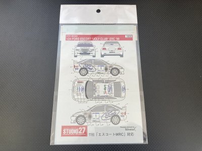 画像2: STUDIO27【ST27-DC323】1/24 フォードエスコート"JOLLY CLUB"ERC'99 Decal (T社対応）【絶版】