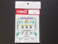 STUDIO27【DC-415C】1/24 206WRC GRIFONE Monte 2001 Decal