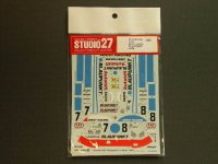 STUDIO27【DC-455C】1/24 ポルシェ962C"BLAUPUNKT" LM'88