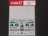 STUDIO27【DC-580C】1/20 ウィリアムズFW07　MURJANI　