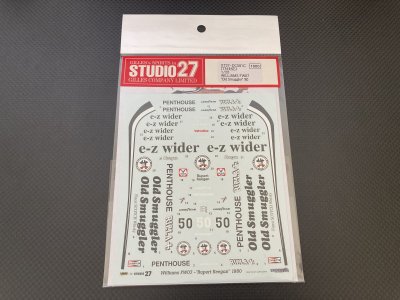 画像1: STUDIO27【ST27-DC581C】1/20 ウィリアムズFW07 OLD Smuggler '80 decal【絶版】