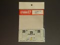 STUDIO27【DC-587C】1/24 BMW 320i"Villenuve"'77 decal【絶版】