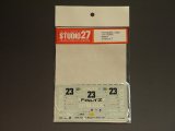 STUDIO27【DC-587C】1/24 BMW 320i"Villenuve"'77 decal【絶版】