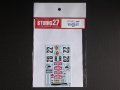 STUDIO27【DC-873】1/24 ALPINE A110 MONTE 1971 Decal