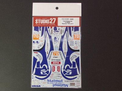 画像1: STUDIO27【DC-896】1/24 PORSCHE 911RSR "Matmut"#70 2011 decal