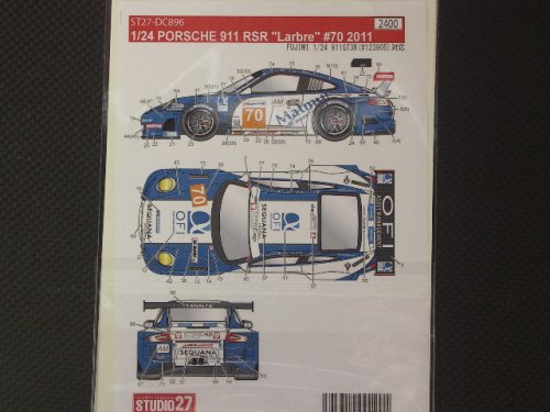 他の写真1: STUDIO27【DC-896】1/24 PORSCHE 911RSR "Matmut"#70 2011 decal