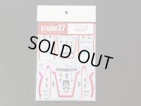 STUDIO27【DC-974】1/24 PORSCHE 934"Veillant Klemer"#7/9 '1976 Decal（T社対応）