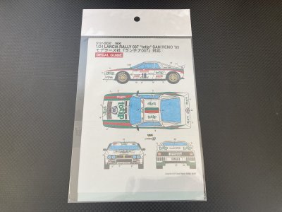 画像2: STUDIO27【ST27-DC97】1/24 ランチア037 "totip" サンレモ '83 Decal（モデラーズ社対応）【絶版】