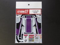 STUDIO27【DC-988】1/24 Citroen DS3 #17 Rd.2&4 WRC 2012 Decal(For htller)