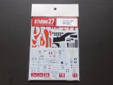 STUDIO27【DC-995】【プランC】1/24 PESCALO Gulf #15/24 LMP1 LM 2011 DECAL （simil-r社対応）
