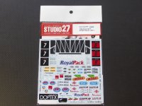 STUDIO27【DC-999】【プランC】1/24 FORD GT1 FIA-GT 2013 DECAL （simil-r社対応）