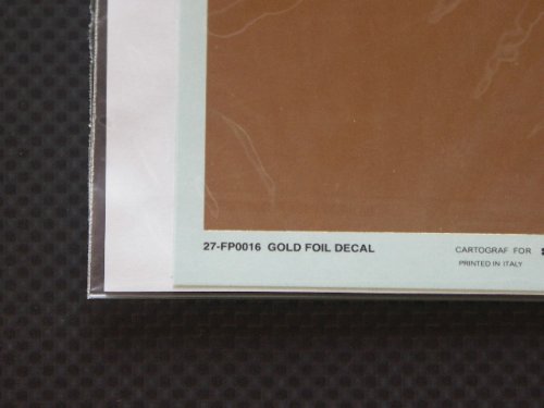 他の写真1: STUDIO27【FP-0016】クロムデカール　（ゴールドホイール）１／４サイズ