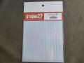 STUDIO27【FP-0035】チェッカーライン Decal(White)