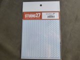 STUDIO27【FP-0035】チェッカーライン Decal(White)