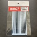 STUDIO27【FP-0047】Line decal : Black[1mm,2mm,3mm]