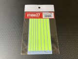 STUDIO27【FP-0053】Line decal : Fluorescent yellow [5mm,8mm]