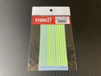 STUDIO27【FP-0054】Line decal : Fluorescent yellow [1mm,2mm,3mm]