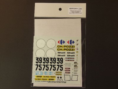 画像1: STUDIO27【ST27-SDFR2414】FERRARI 365GTB4 LM 1972 #39スペアーデカール(スタジオ対応)【絶版】