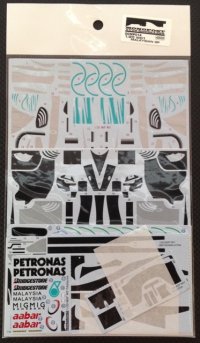 MONOPOST【SD-MP014】1/20 Mercedes GP W01 Malaysian GP 2010 - Spare Decal