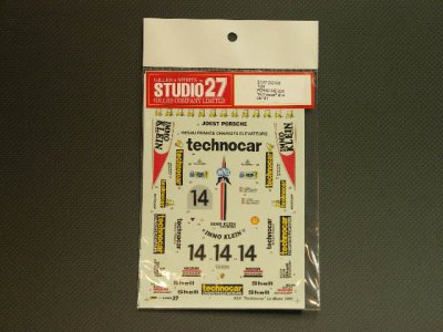画像1: STUDIO27【DC-333】1/24 ポルシェ936 "TECHNOCAR"#14 LM'81