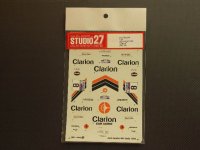 STUDIO27【DC-345】1/24 アウディクアトロラリー"CLARION"RAC'85