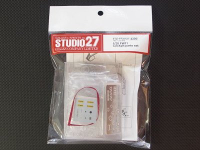 画像1: STUDIO27【FP-20128】1/20 FW11 コックピットセット（T社対応）