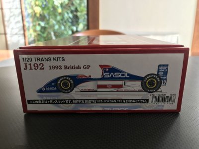 画像1: STUDIO27【TK-2029R】1/20 J192 1992 British GP トランスキット【少量限定再生産】