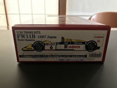 画像1: STUDIO27【TK-2052R】1/20 FW11B Japanese GP 1987トランスキット（T社対応）