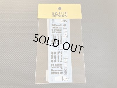 画像1: TABU DESIGN【TABU-20006】1/20 FERRARI F1-2000 OPTION Decal(T社対応）