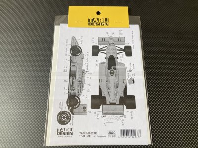 画像2: TABU DESIGN【TABU-20028E】1/20 99T Full Sponsor Decal（TAMIYA対応）