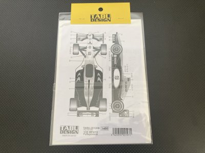 画像2: TABU DESIGN【TABU-20128B】1/20 MP4/13 Full Sponsor Decal (T社対応）