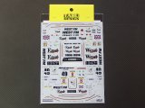 TABU DESIGN【24036】1/24 Mclaren F1-GTR"WEST"#8/#49 BPR/LM 1995 Decal(F社対応)