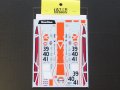 TABU DESIGN【24043】1/24 Mclaren F1-GTR"Gulf"#39/#40/#41 LM 1997 Decal(F社対応)