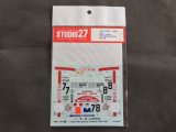 画像: STUDIO27【DC-453C】1/24 ポルシェ962C"マツダコレクション"WEC'88