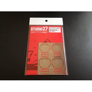 画像: STUDIO27【FP-24220】1/24 Gr.C-car  Tyre template-C   (1990〜)  