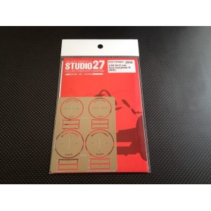 画像: STUDIO27【FP-24221】1/24 Gr.C-car  Tyre template-D