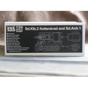 画像: ＦＯＸＭＯＤＥＬＳ【K024001】1/24 Sd.Kｆｚ.2 Kettenkrad and Sd. Anh.1