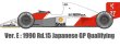 画像2: Model Factory Hiro 【K-556】1/12 McLaren MP4/5B  1990 Rd.15 Japanese GP Qualifying VerE  Fulldetail Kit