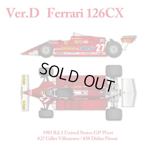 画像2: Model Factory Hiro 【K-640】1/12 FERRARI 126CX VerD  Fulldetail Kit