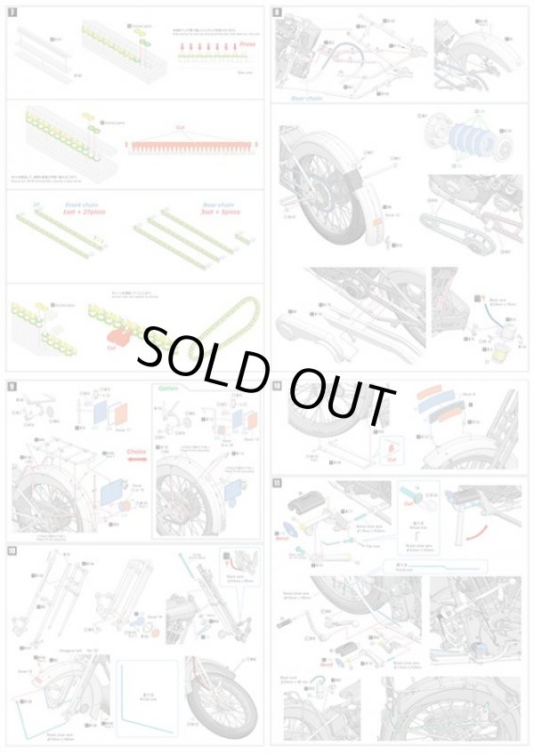 画像8: Model Factory Hiro【K-662】1/9scale Fulldetail Kit : Brough Superior SS100 -1926-