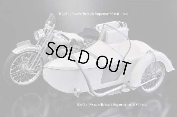 画像19: Model Factory Hiro【K-662】1/9scale Fulldetail Kit : Brough Superior SS100 -1926-