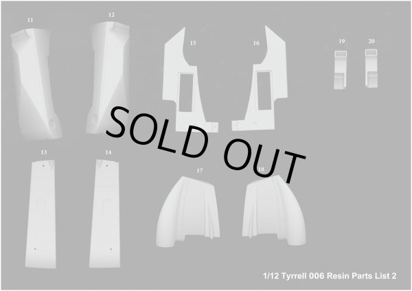 画像15:  Model Factory Hiro 【K-751】1/12 Tyrrell 006 Fulldetail Kit