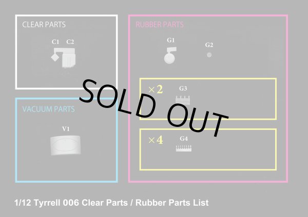 画像16:  Model Factory Hiro 【K-751】1/12 Tyrrell 006 Fulldetail Kit